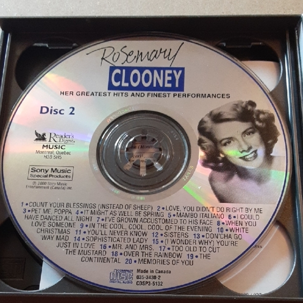 Rosemary Clooney Music CD 2000